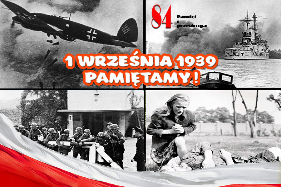 84 Rocznica wybuchu II wojny wiatowej - 01.09.2023.