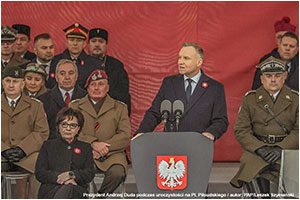 11 listopada - Narodowe wito Niepodlegoci. Uroczystoci w Dzieroniowie - 11.11.2023.




