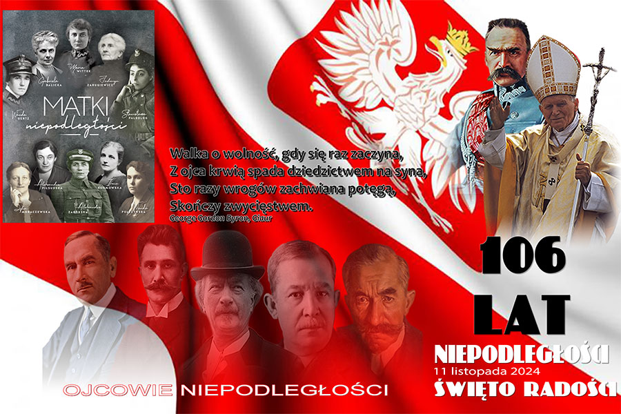 11 listopada - Narodowe wito Niepodlegoci. Uroczystoci w Dzieroniowie - 11.11.2024.