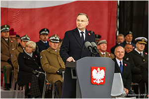 11 listopada - Narodowe wito Niepodlegoci. Uroczystoci w Dzieroniowie - 11.11.2024.



