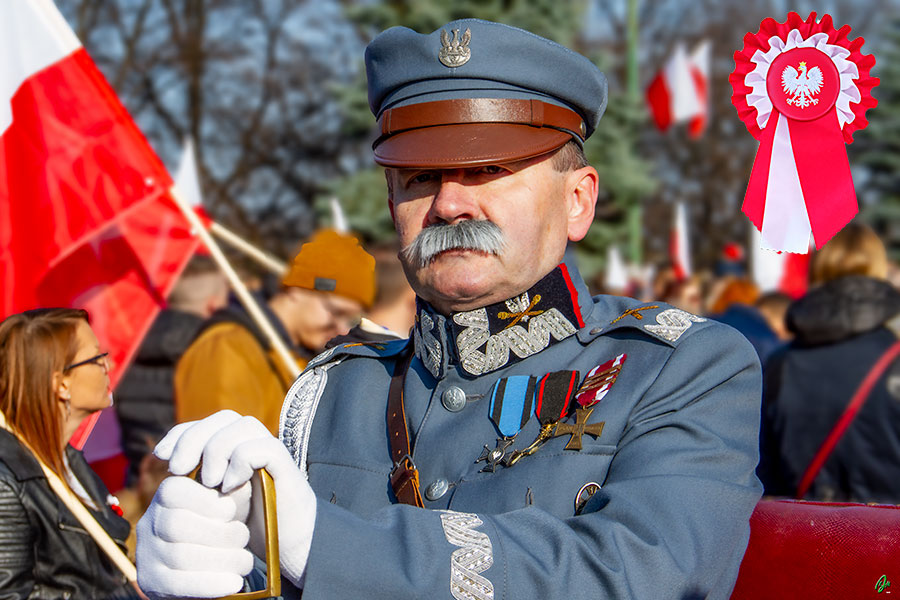 11 listopada - Narodowe wito Niepodlegoci. Uroczystoci w Dzieroniowie - 11.11.2021.