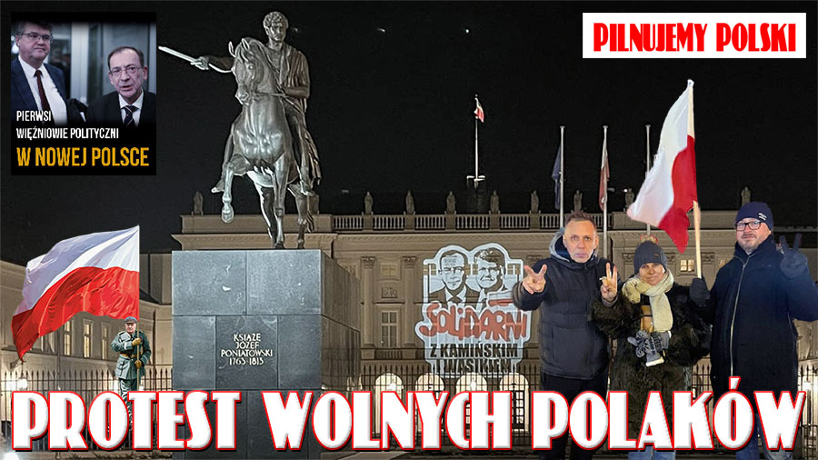 Nieprzebrane tumy uczestnikw Protestu Wolnych Polakw. Jest nas prawie 300 tysicy! - 11.01.2024.