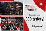 Nieprzebrane tumy uczestnikw Protestu Wolnych Polakw. Jest nas prawie 300 tysicy! - 11.01.2024.