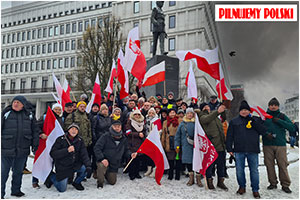 Nieprzebrane tumy uczestnikw Protestu Wolnych Polakw. Jest nas prawie 300 tysicy! - 11.01.2024.



