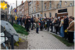 80. rocznica wybuchu powstania w getcie warszawskim, obchody w Dzieroniowie - 19.04.2022.



