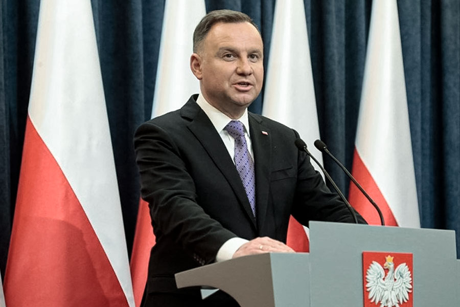 Narada u Prezydenta Andrzej Dudy w Biurze Bezpieczestwa Narodowego - 22.02.2022.