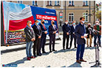 Briefing prasowy parlamentarzystw i samorzdowcw PiS w Dzieroniowie - 30.04.2021.