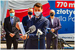 Briefing prasowy parlamentarzystw i samorzdowcw PiS w Dzieroniowie - 30.04.2021.