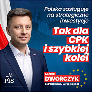 Micha Dworczyk do Parlamentu Europejskiego - 09.06.2024.