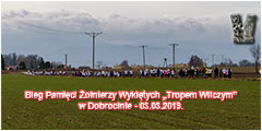 Bieg Pamici onierzy Wykltych „Tropem Wilczym” w Dobrocinie - 03.03.2019.