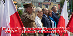 75. rocznica Powstania Warszawskiego. Oficjalne obchody w Dzierżoniowie - 01.08.2019.