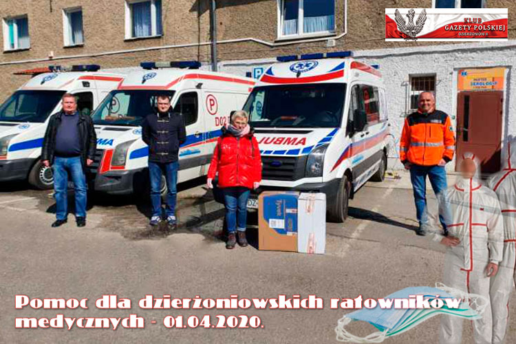 Pomoc dla dzieroniowskich ratownikw medycznych – 01.04.2020.