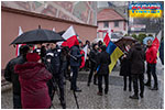 Pokojowa manifestacja poparcia dla Ukrainy na dzieroniowskim rynku - 31.03.2022.