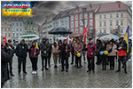 Pokojowa manifestacja poparcia dla Ukrainy na dzieroniowskim rynku - 31.03.2022.