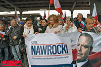 Karol Nawrocki w Dzieroniowie - 15.05.2025.



