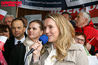 Karol Nawrocki w Dzieroniowie - 15.05.2025.