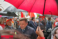 Karol Nawrocki w Dzieroniowie - 15.05.2025.