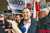 Karol Nawrocki w Dzieroniowie - 15.05.2025.
