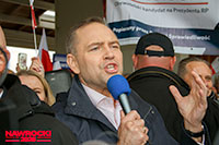 Karol Nawrocki w Dzieroniowie - 15.05.2025.