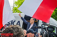 Karol Nawrocki w Dzieroniowie - 15.05.2025.