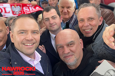 Karol Nawrocki w Dzieroniowie - 15.05.2025.