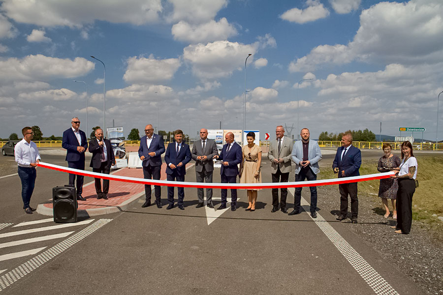 Otwarcie I etapu budowanej obwodnicy Dzieroniowa - 12.08.2021.