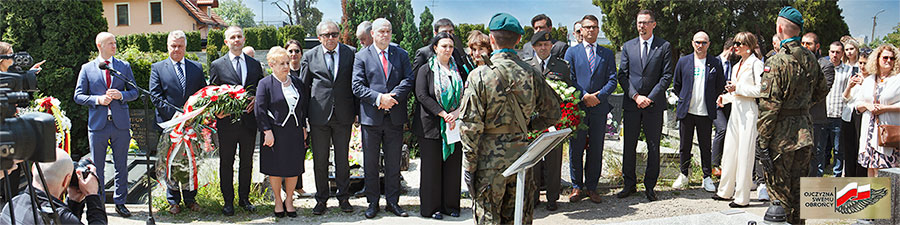  Obchody wita Niepodlegoci Gruzji. Uroczystoci w Dzieroniowie - 26.05.2023.




