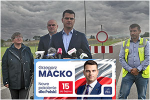 Realizacja projektu Trasa Sudecka - budowa obwodnicy Dzieroniowa - 12.10.2023.



