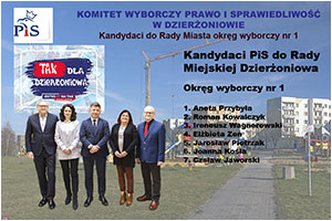 Prezentacja kandydatw Prawa i Sprawiedliwoci 
w nadchodzcych wyborach samorzdowych 7 kwietnia 2024 roku - 06.03.2024.



