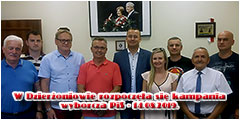 W Dzieroniowie rozpocza si kampania wyborcza PiS - 14.08.2019.