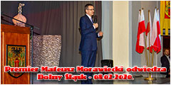 Premier Mateusz Morawiecki odwiedza Dolny lsk - 08.02.2020.