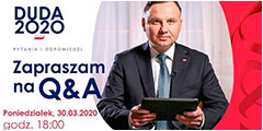 Q&A z prezydentem Andrzejem Dud w mediach spoecznociowych - 30.03.2020.